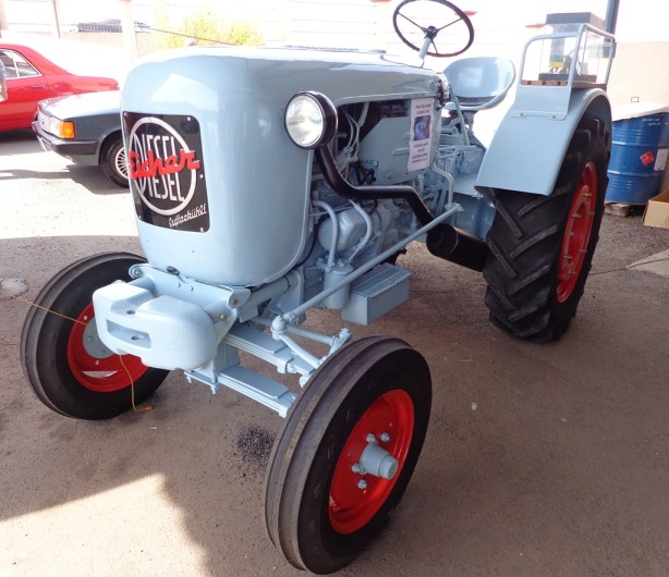 Trator alemão Eicher 1960: verdadeira raridade impecavelmente restaurada